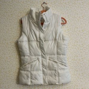 White Adidas Puffer Vest